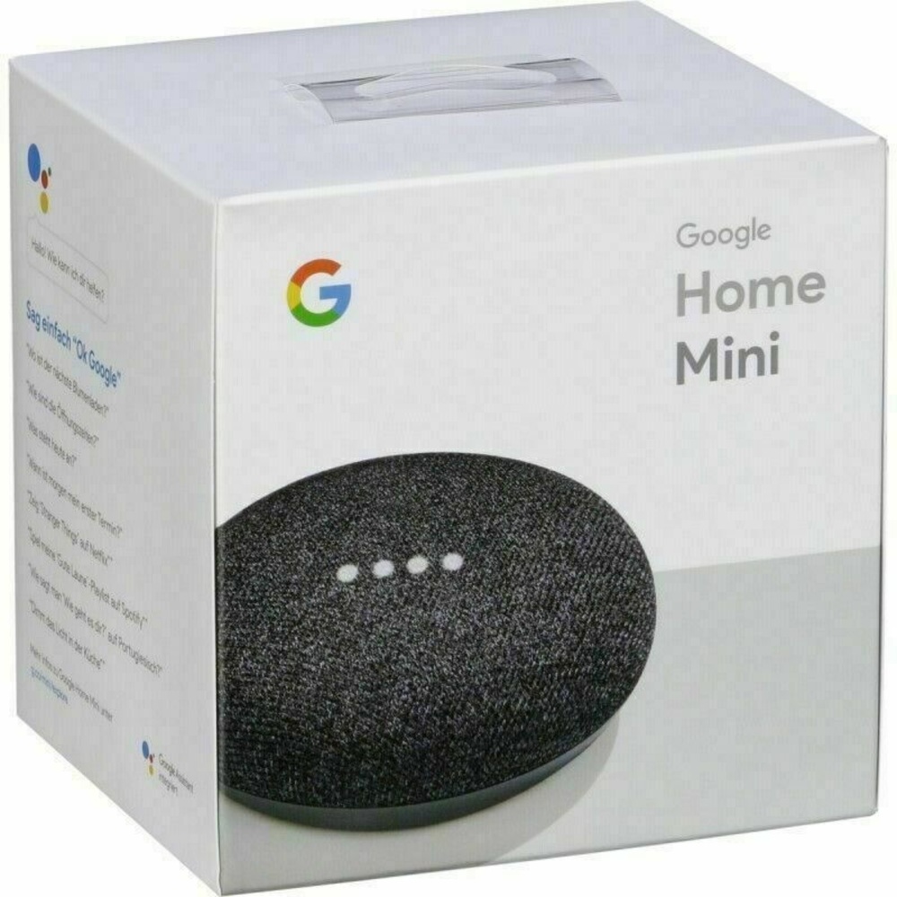 Google Home Mini in Charcoal - Assistant Speaker